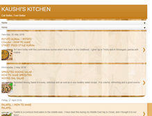 Tablet Screenshot of kaushiskitchen.com
